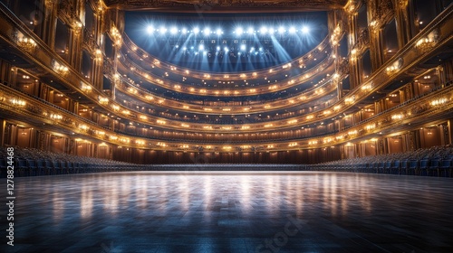 Grand Opera House Stage Stunning Interior Design Photography