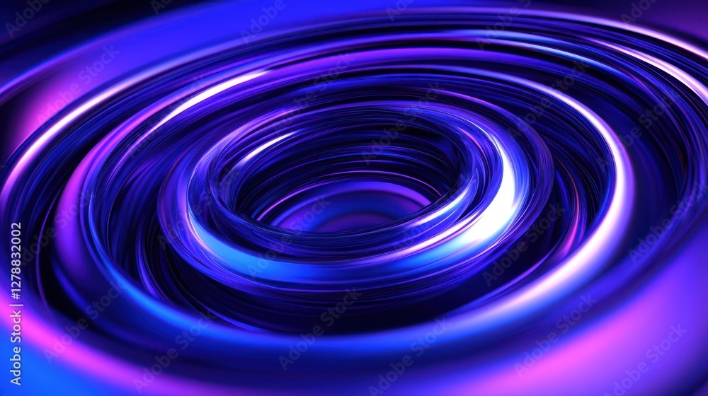 Abstract blue and purple rings are rendered in three dimensions, showcasing a captivating interplay of colors and dynamic shapes. Abstract blue and purple rings are rendered in three dimensions, showcasing a captivating interplay of colors and dynamic shapes.