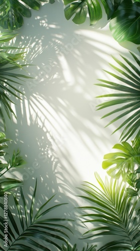 A textured wall adorned with a vibrant variety of leaves, showcasing nature's beauty and diversity in an artistic display.