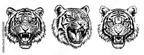 Black Panther Vector Illustration for Tattoo Design