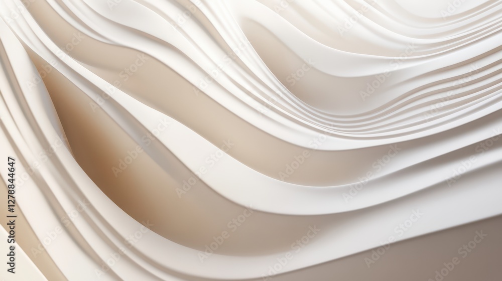 Naklejka premium An abstract 3D render featuring geometric blocks on a dark background.