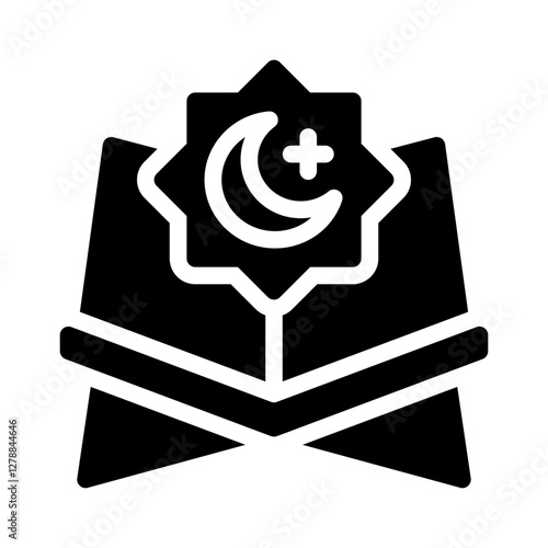 Quran glyph icon