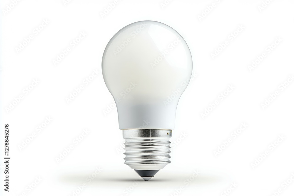 Led light bulb isolated on white background. Neural network AI generated Led light bulb isolated on white background. Neural network AI generated