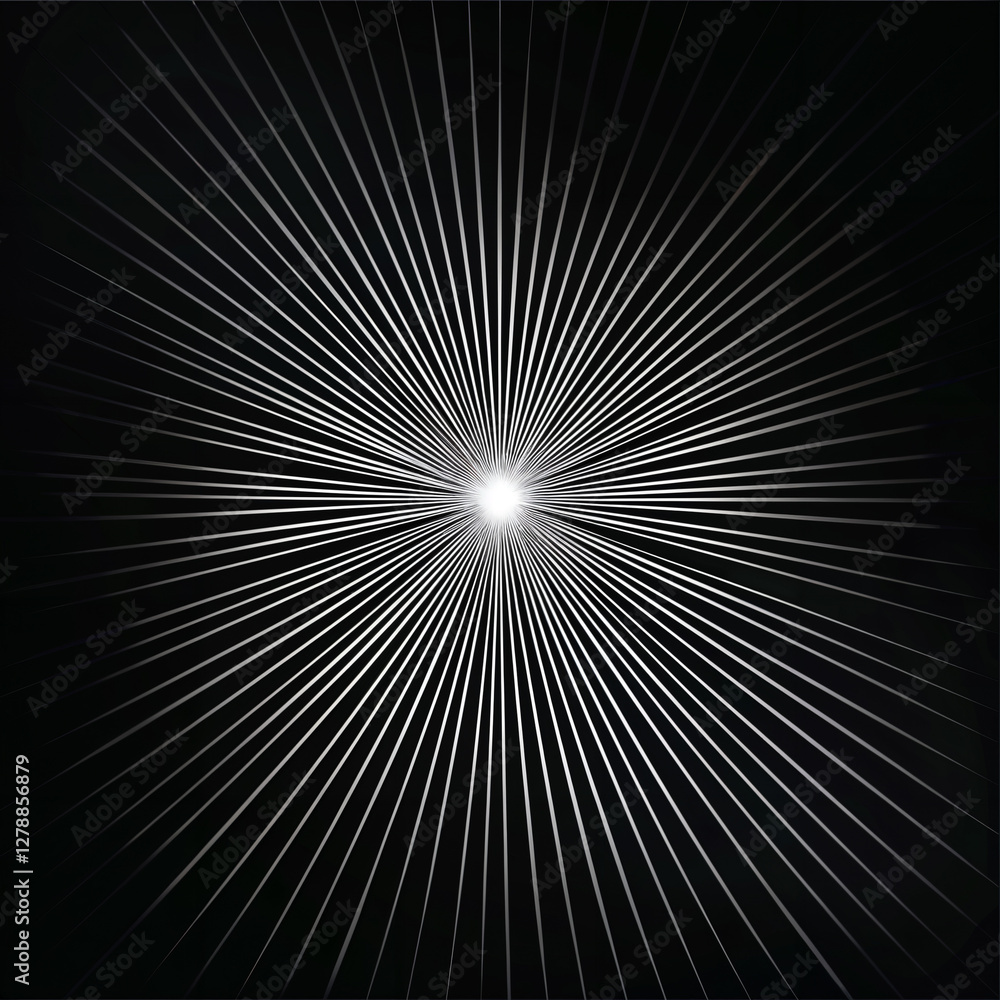 Obraz premium glow effect on black background