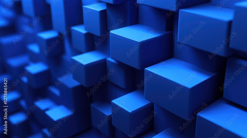 An abstract 3D render showcases a visually intriguing composition with geometric shapes and dynamic forms. An abstract 3D render showcases a visually intriguing composition with geometric shapes and dynamic forms.