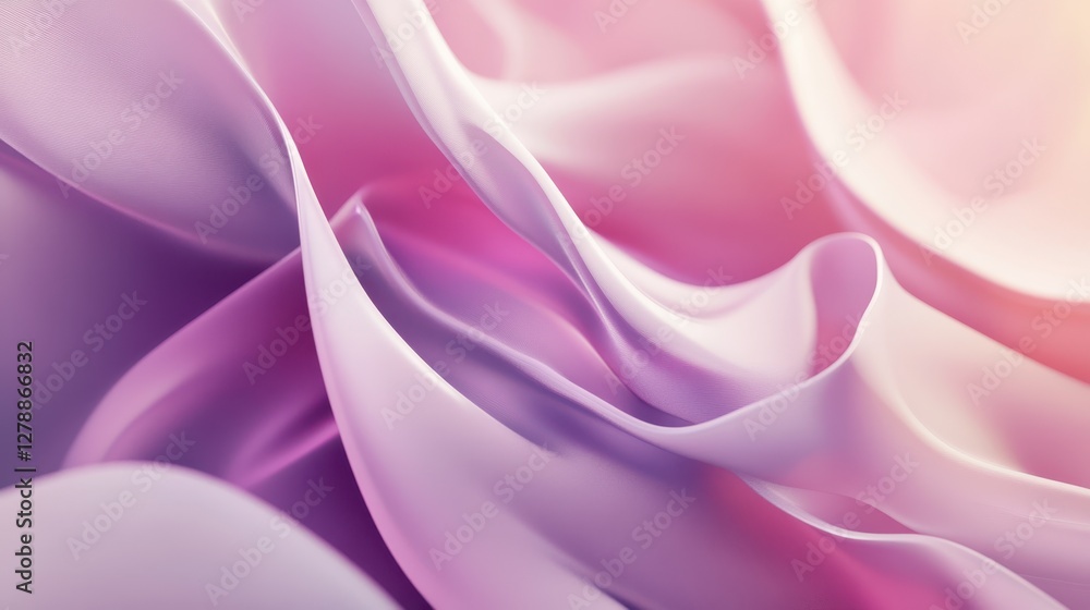 Fototapeta premium An abstract 3D render showcases a visually intriguing composition with geometric shapes and dynamic forms.