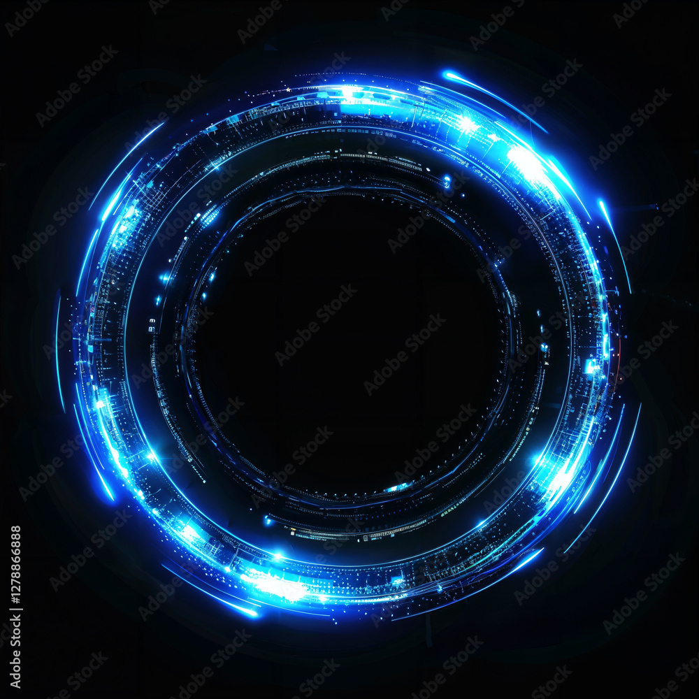 glow effect on black background glow effect on black background