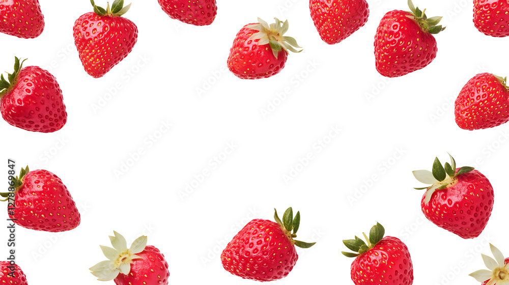 Fresh Strawberry on White Background, Vibrant and Juicy
Fresh Strawberry on White Background, Vibrant and Juicy