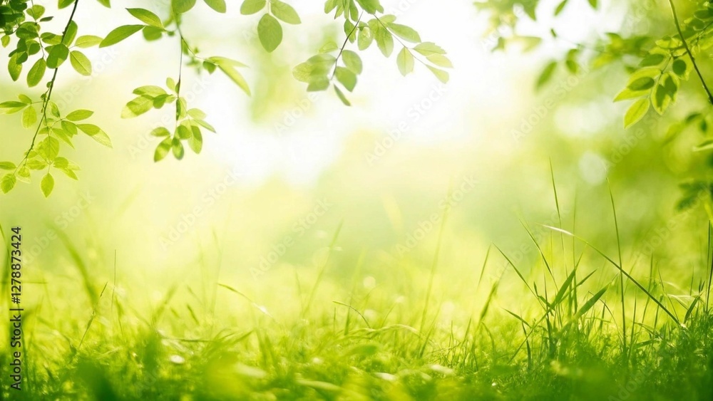 Beautiful Natural Spring and Summer Widescreen Background Beautiful Natural Spring and Summer Widescreen Background