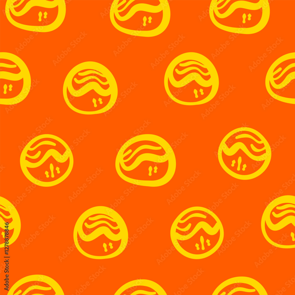 Takoyaki pattern background. takoyaki doodle patern background. doodle takoyaki seamless pattern background. Takoyaki pattern background. takoyaki doodle patern background. doodle takoyaki seamless pattern background.