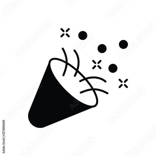 Happy Birthday Bliss vector icon