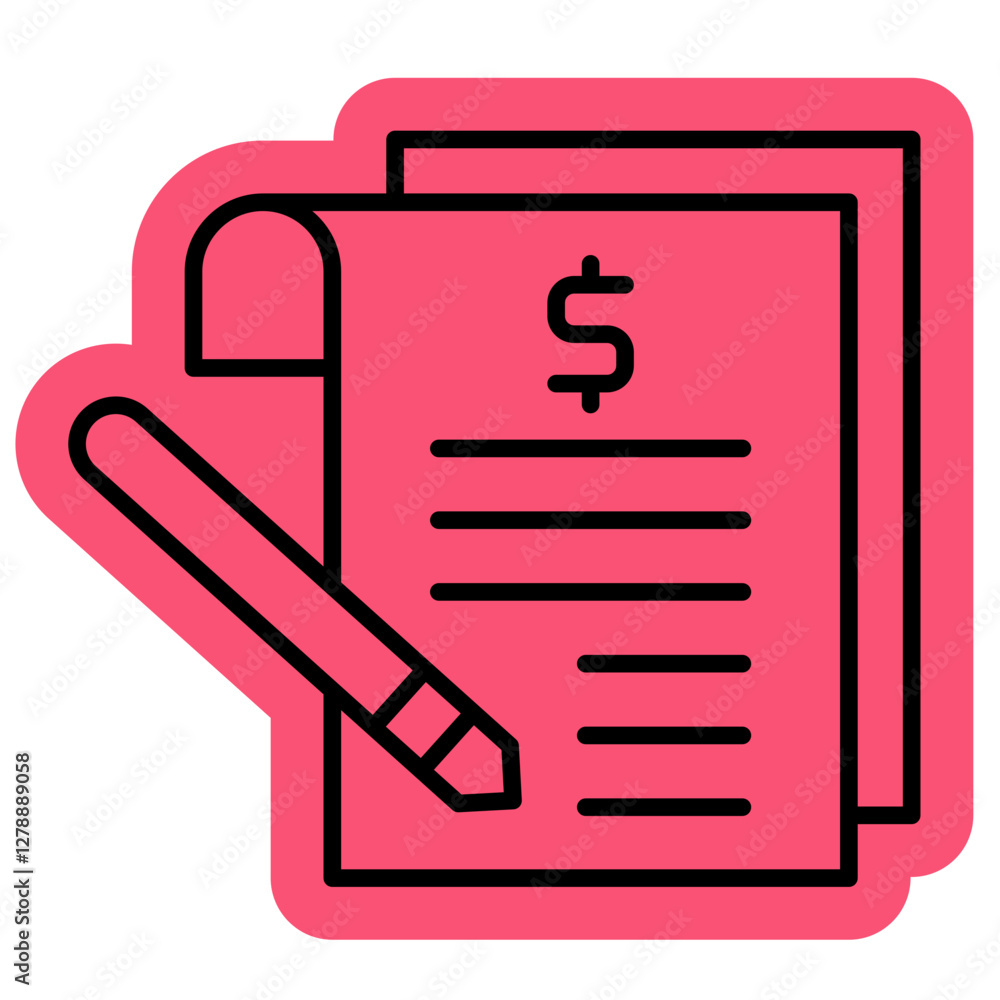 Fototapeta premium Business Proposal Icon