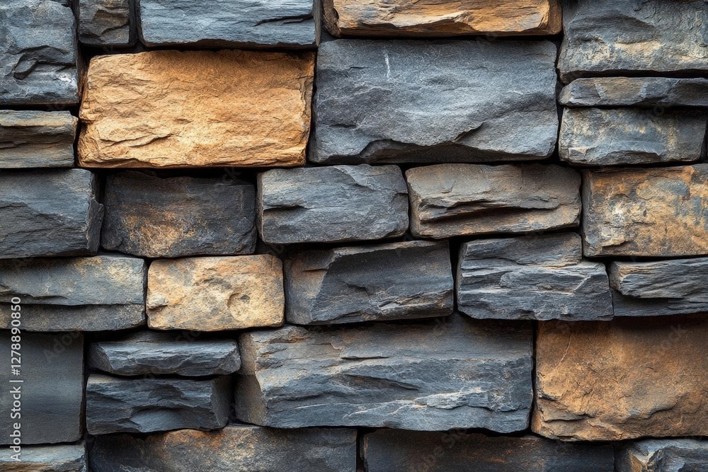 Rustic Stone Wall Texture in Shades of Gray and Brown for Building Backgrounds Rustic Stone Wall Texture in Shades of Gray and Brown for Building Backgrounds