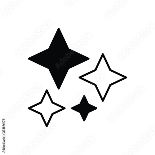 Shiny Birthday  vector icon