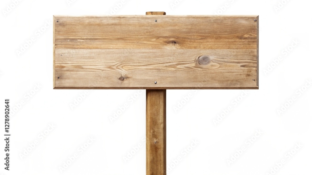 A plain, unmarked signboard positioned vertically on wooden posts, suitable for messages or announcements, isolate on white background.
A plain, unmarked signboard positioned vertically on wooden posts, suitable for messages or announcements, isolate on white background.