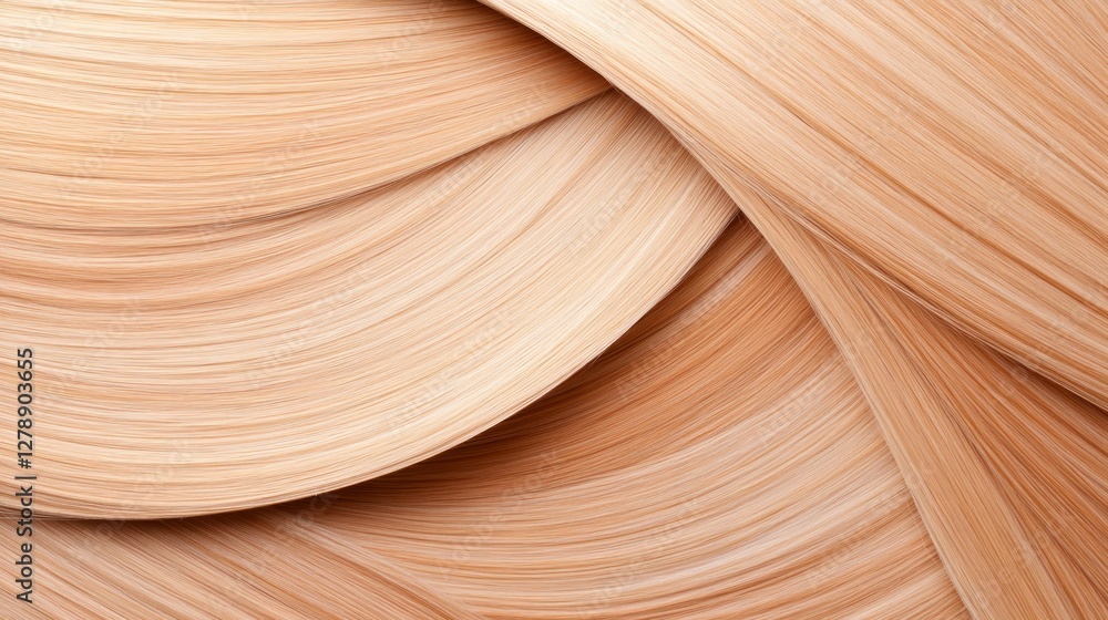 Delicate strands of smooth hair showcase a stunning array of textures and shades, illuminated in warm natural light, emphasizing the importance of hair care Delicate strands of smooth hair showcase a stunning array of textures and shades, illuminated in warm natural light, emphasizing the importance of hair care