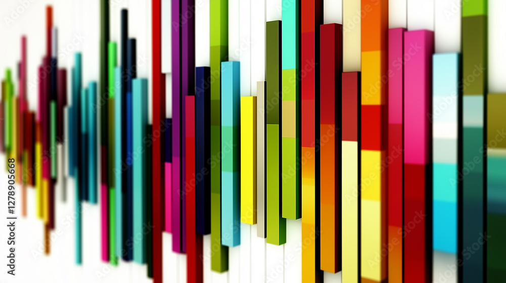 Vertical multi-colored lines background with white background Vertical multi-colored lines background with white background