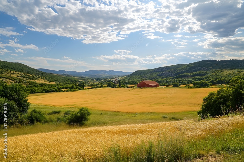 Fototapeta premium wheat field