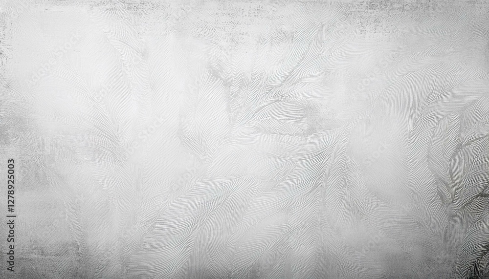 Naklejka premium silver white background soft antique gray texture old distressed white paper or metal