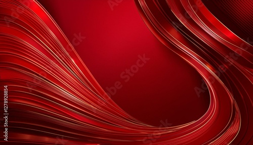 abstract luxury red background used for display product ad and website template 3d illustration