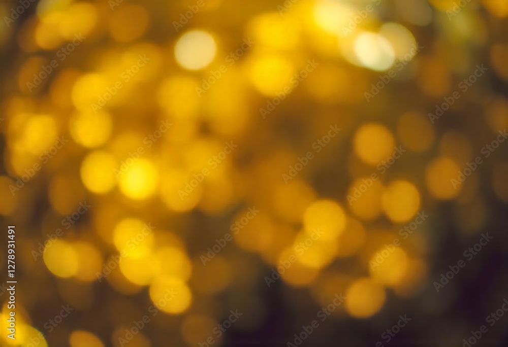 Generative AI Blurred Bokeh Background of Golden Light Spheres for Festive and Abstract Designs Generative AI Blurred Bokeh Background of Golden Light Spheres for Festive and Abstract Designs