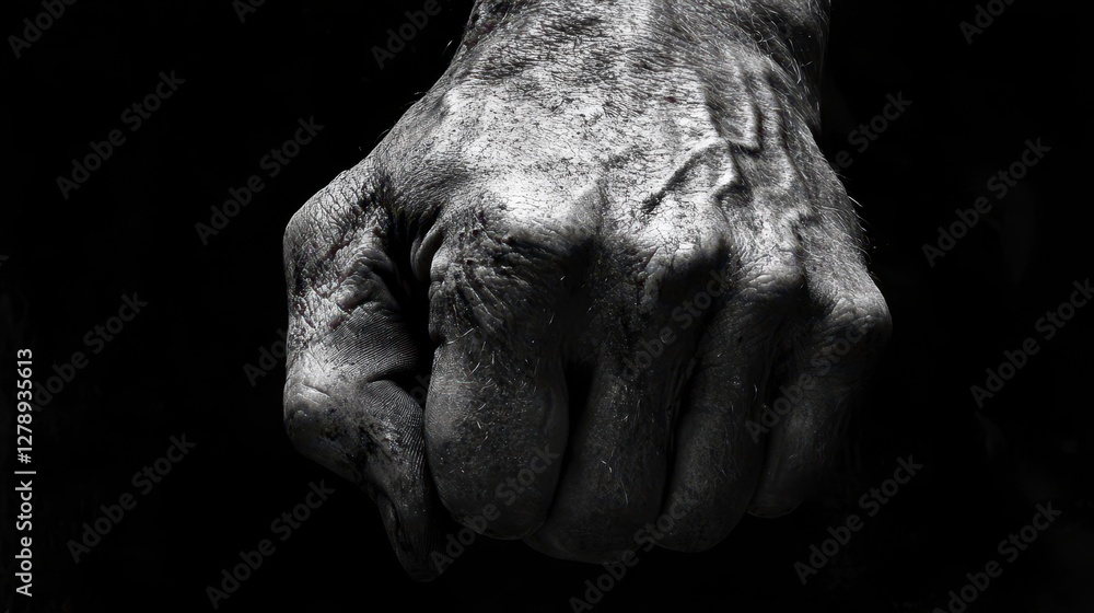 A close-up of a man's hand adorned with a ring, showcasing intricate details and the elegance of the jewelry piece against the skin tone. A close-up of a man's hand adorned with a ring, showcasing intricate details and the elegance of the jewelry piece against the skin tone.