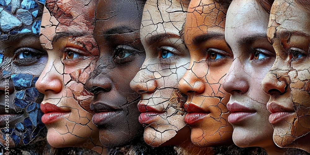 A visual representation of liberty and tolerance in a multicultural society. A visual representation of liberty and tolerance in a multicultural society.