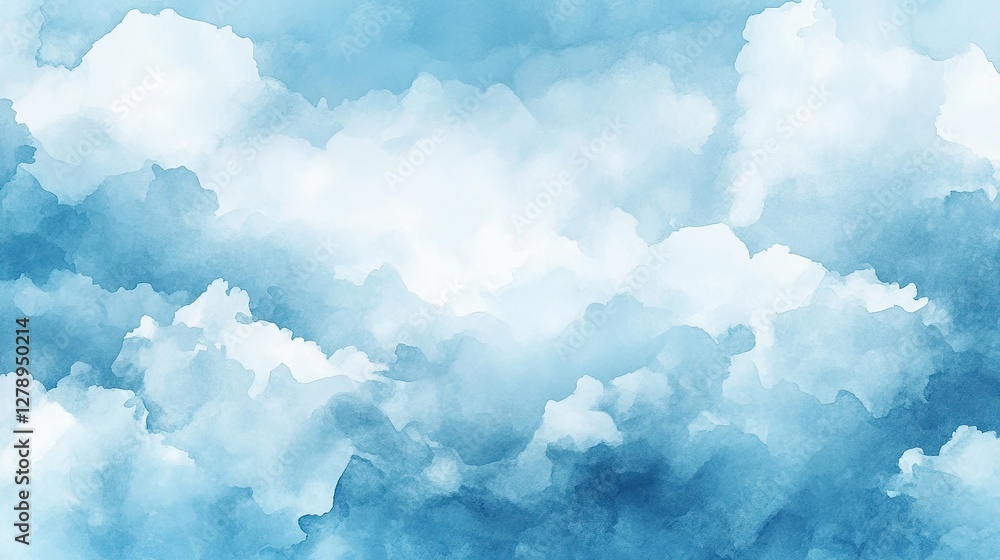A blue sky with white clouds A blue sky with white clouds