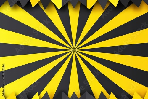 Wallpaper Mural A yellow and black striped background with a black Torontodigital.ca