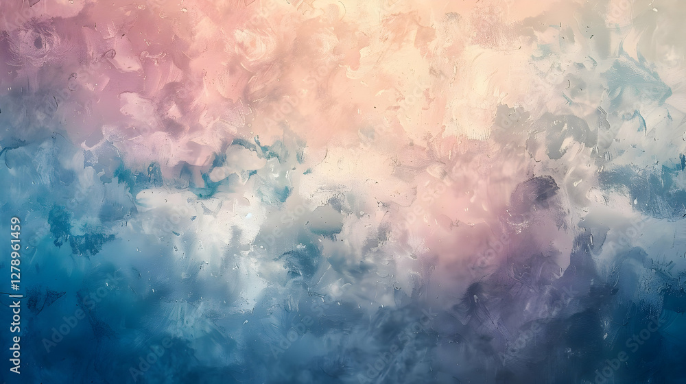 Fototapeta premium Abstract watercolor background with soft pastel colors blending harmoniously