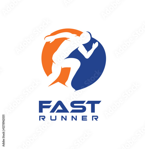 Fast Running Logo Design Concept