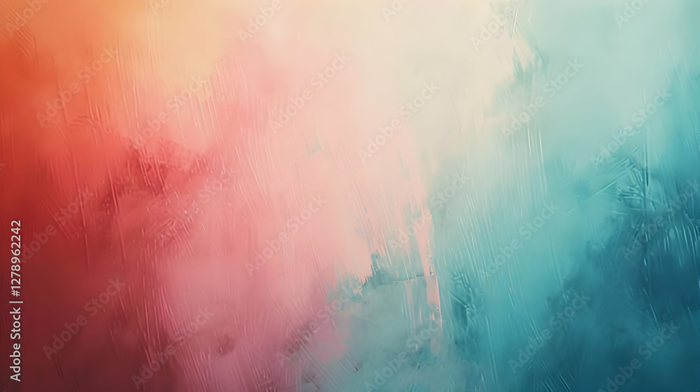Fototapeta premium Abstract gradient background blending warm and cool tones for artistic design