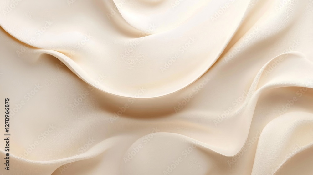 Obraz premium Creamy Swirled Texture Background