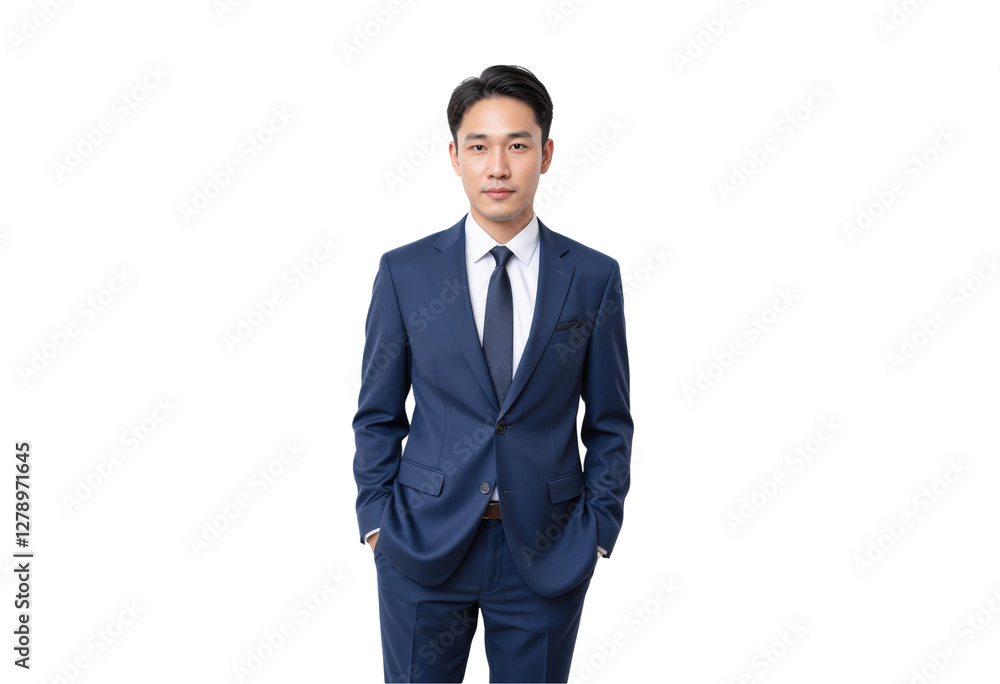 Empowering Leadership: Businessman Manager in a Portrait Concept. Professional man in formal attire, isolated on transparent background Empowering Leadership: Businessman Manager in a Portrait Concept. Professional man in formal attire, isolated on transparent background