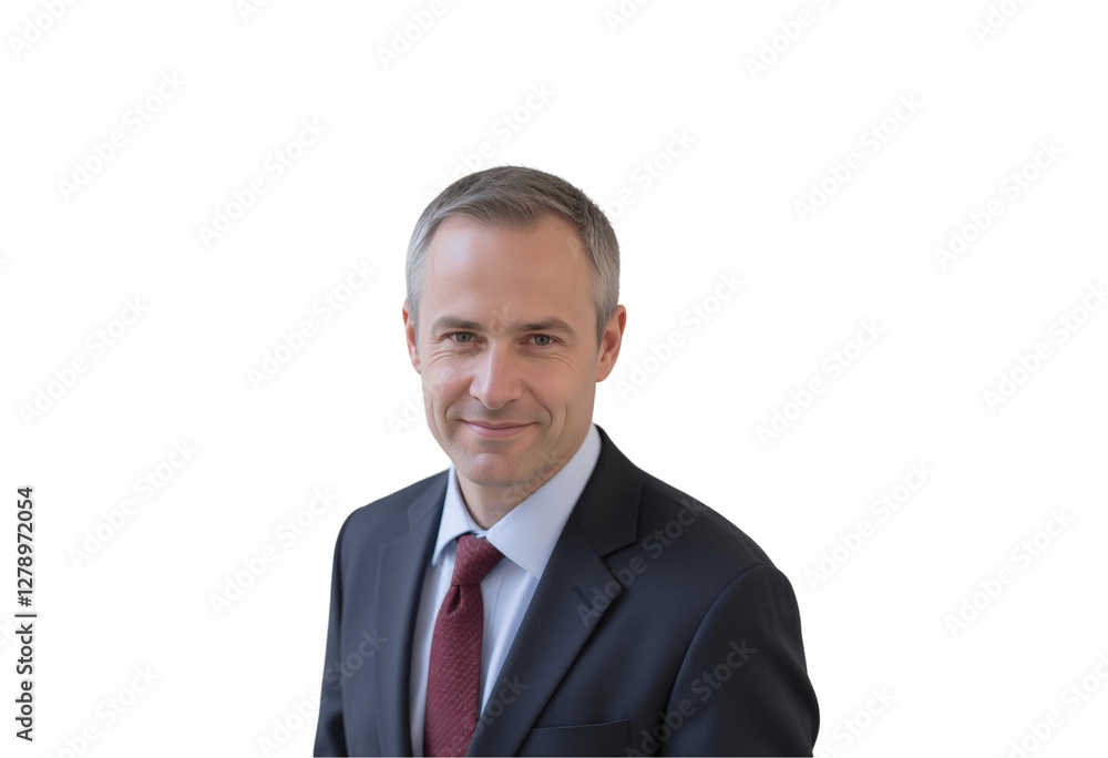 Empowering Leadership: Businessman Manager in a Portrait Concept. Professional man in a suit with a confident expression, isolated on transparent background Empowering Leadership: Businessman Manager in a Portrait Concept. Professional man in a suit with a confident expression, isolated on transparent background