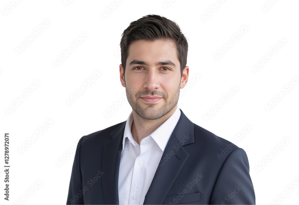 Empowering Leadership: Businessman Manager in a Portrait Concept. Professional man in a suit, isolated on transparent background Empowering Leadership: Businessman Manager in a Portrait Concept. Professional man in a suit, isolated on transparent background