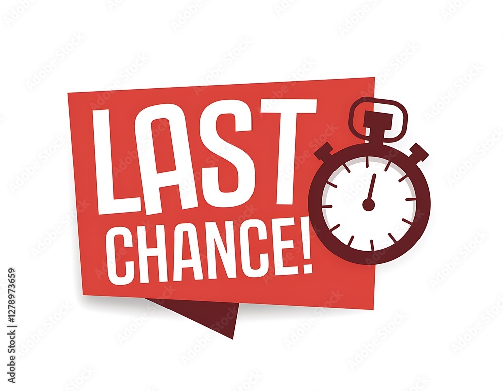 Last Chance Urgent Deadline Countdown Banner Last Chance Urgent Deadline Countdown Banner