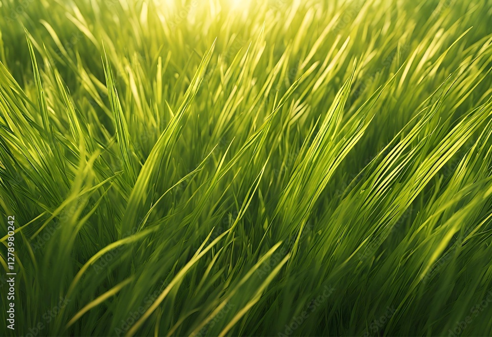 Fresh Green Grass Texture: Natural Grass with Peaceful Light and Detail Fresh Green Grass Texture: Natural Grass with Peaceful Light and Detail