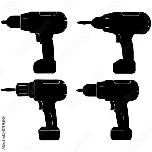 drill isolated on white