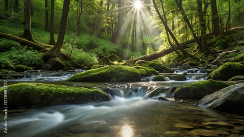 waterfall in the forest