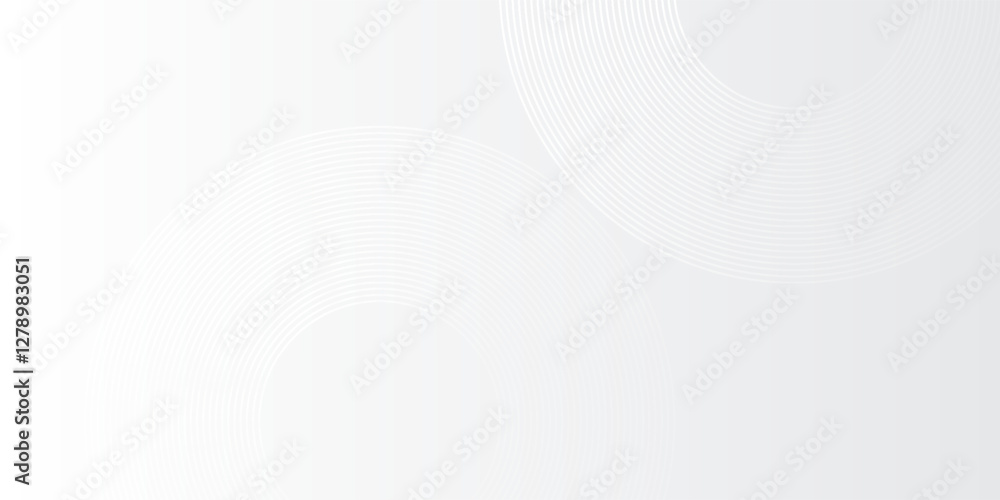 Abstract white glowing geometric lines on gray background. Modern shiny circle background Abstract white glowing geometric lines on gray background. Modern shiny circle background