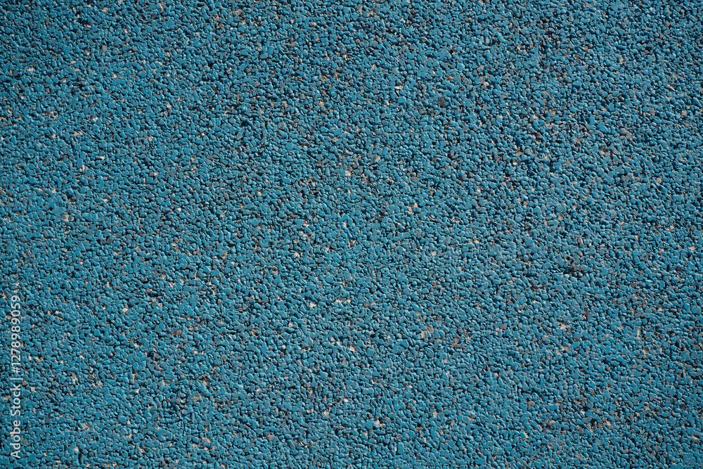 Obraz premium Turquoise textured floor made of small rocks. A unique and interesting background for creative applications.