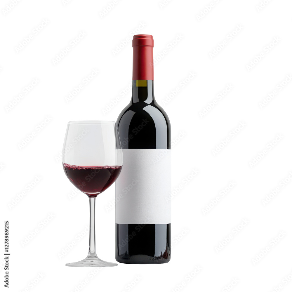 red wine bottle and glass red wine bottle and glass