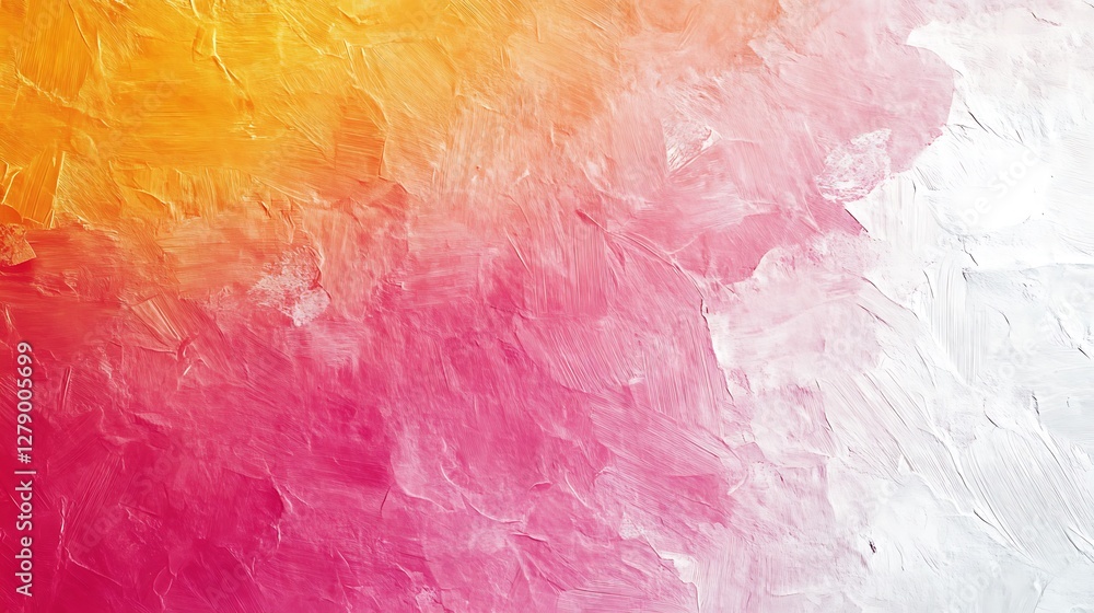Fototapeta premium Warm and Cool Hues: Abstract Digital Painting Texture AI Generated