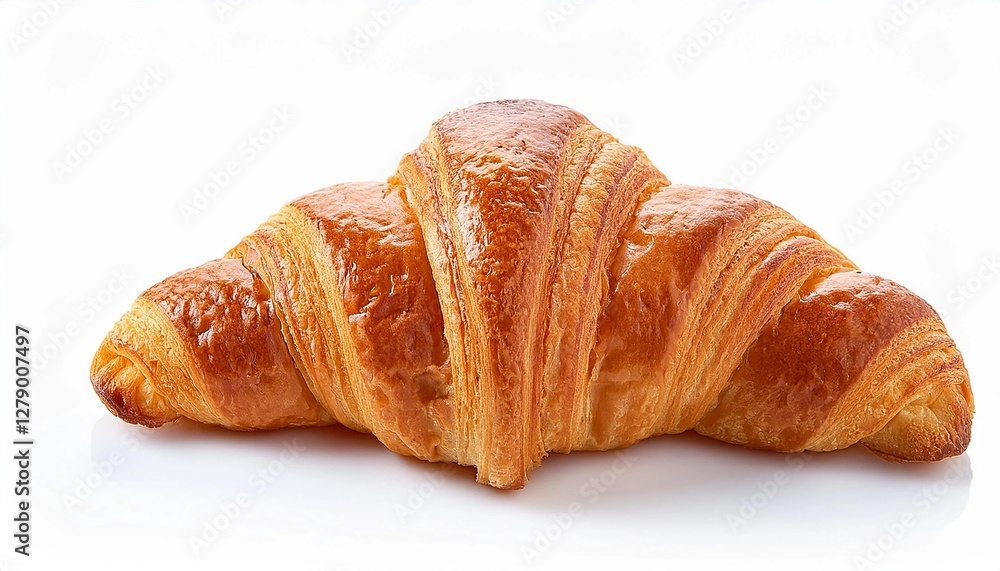 croissant isolated on white background croissant isolated on white background