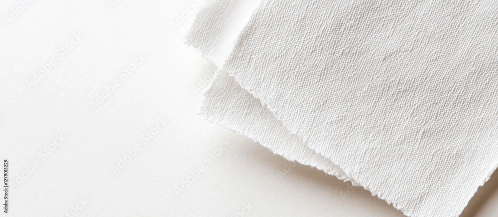 Textured White Paper Sheets: A Close-Up View of Handcrafted Artisanal Paper Textured White Paper Sheets: A Close-Up View of Handcrafted Artisanal Paper