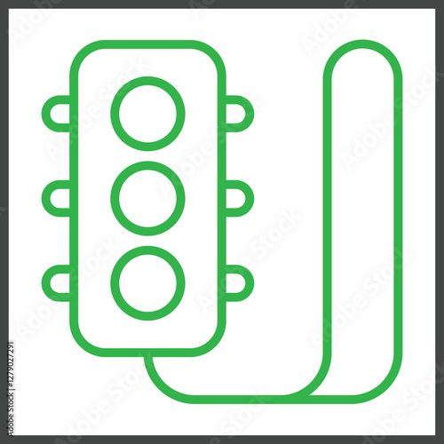 Air Traffic Light Icon Design