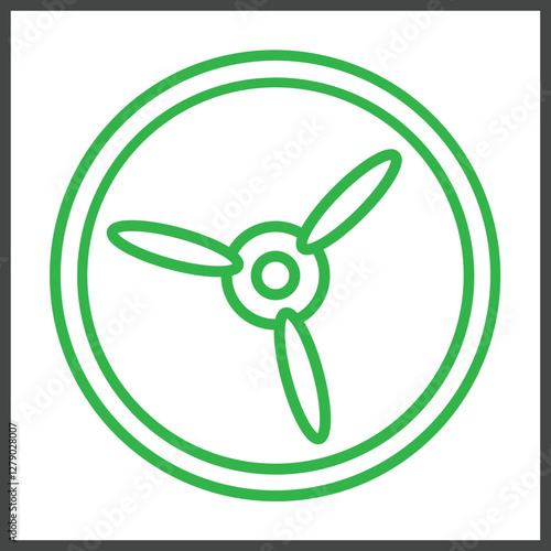 Airplane Propeller Icon Design