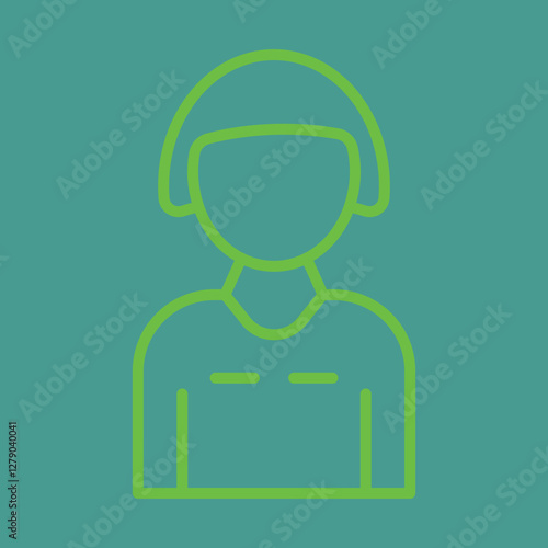 Flight Attendant Icon Design