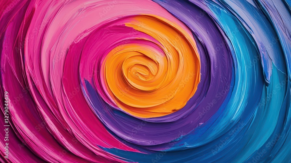 Economic visualization abstractly depicted in swirling, vibrant acrylic gradients Economic visualization abstractly depicted in swirling, vibrant acrylic gradients